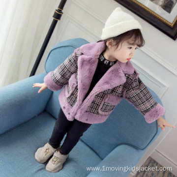 Girls' Winter Coat With New Fur